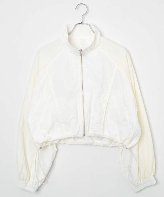 WEGO ナイロントラックブルゾン ホワイト