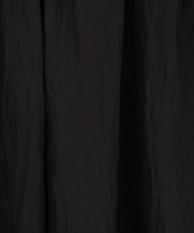 Green Parks 微光沢サテンバルーンスカート Black
