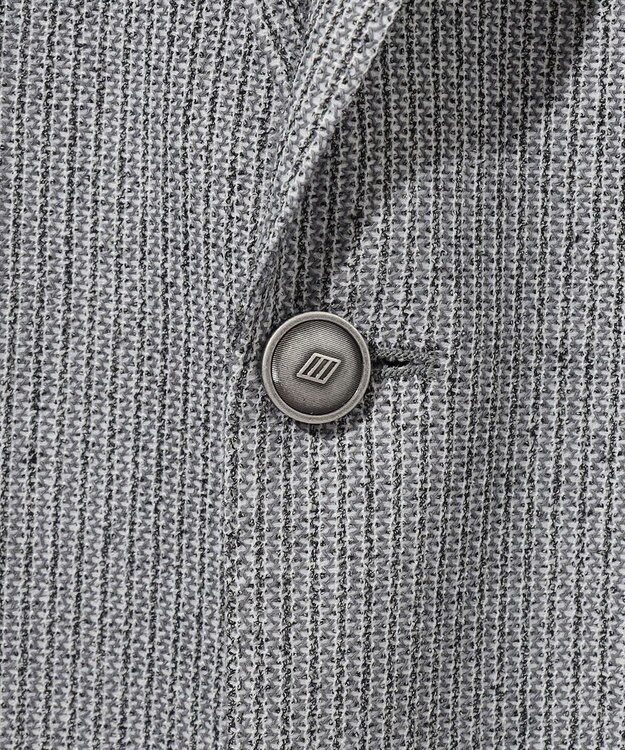 JOSEPH ABBOUD 【JAPANファブリック/清涼/軽量】和紙ラッセルジャージー ジャケット ライトグレー系