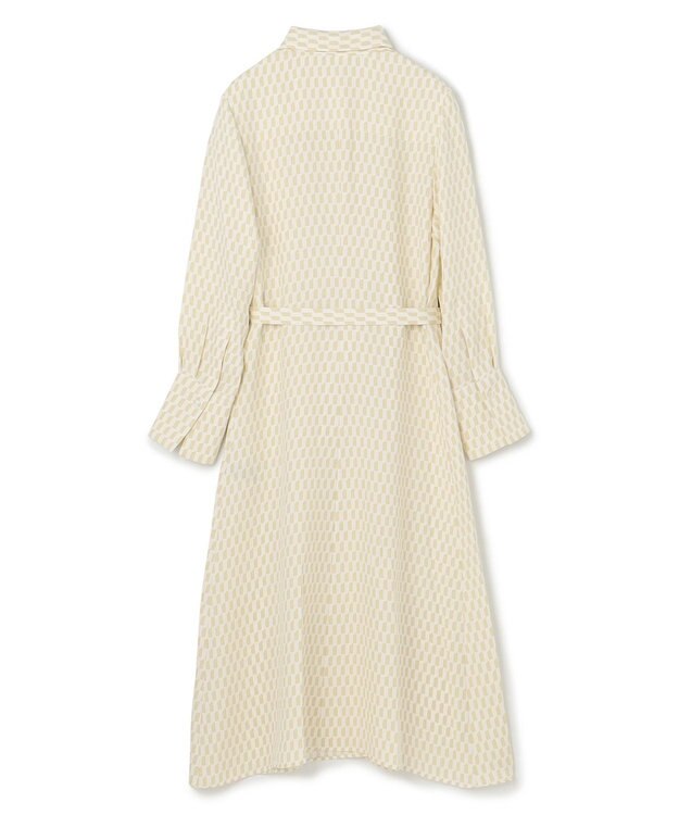 JOSEPH アルコーブプリント　ドレス Pale Olive/Ivory