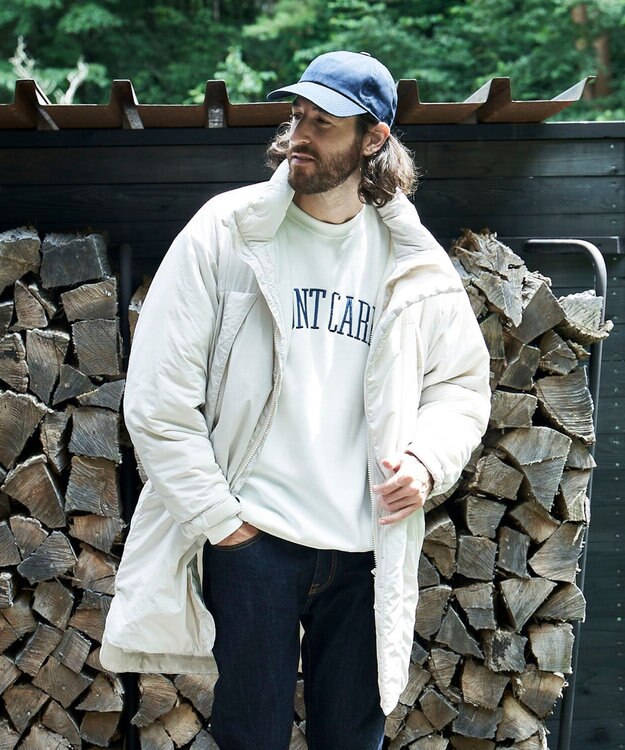 SHARE PARK MENS 【UNISEX】蓄熱中綿モンスターロングコート（L・XLサイズ） オフホワイト