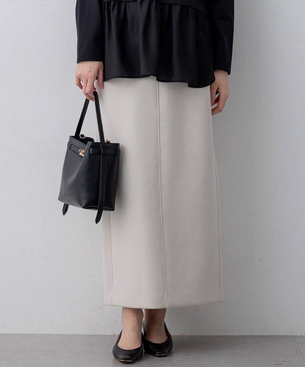 23区 コットンダンボール スカート ベージュ系