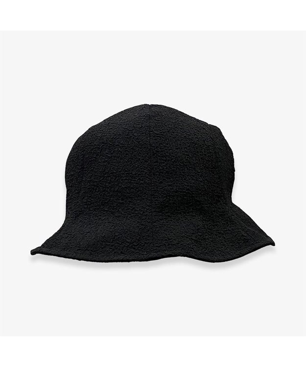 林八百吉商店 un chapeau  シャーリングチューリップハット ブラック