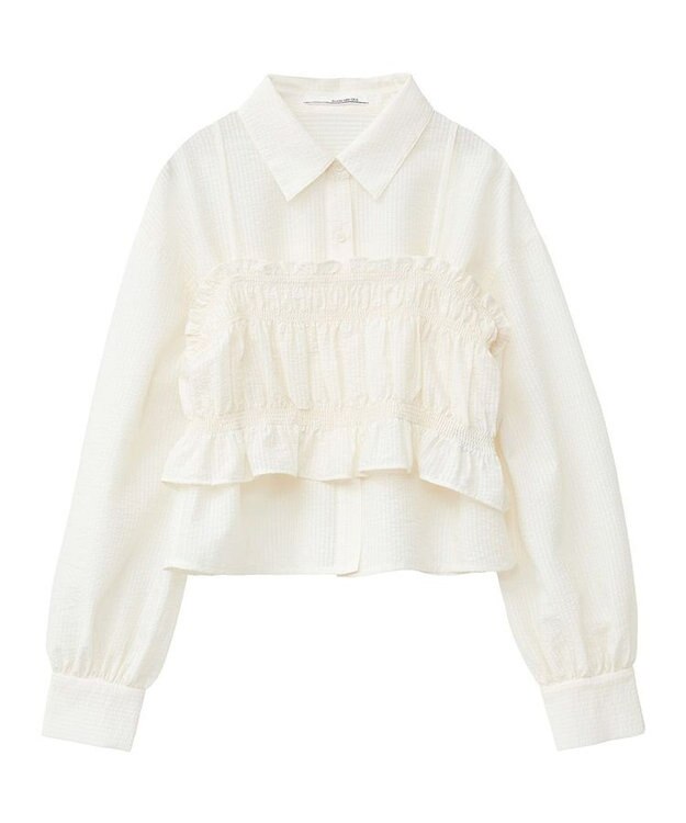 Green Parks ・ＥＬＥＮＣＡＲＥ　ＤＵＥ　ビスチェ付ショートシャツ Ivory