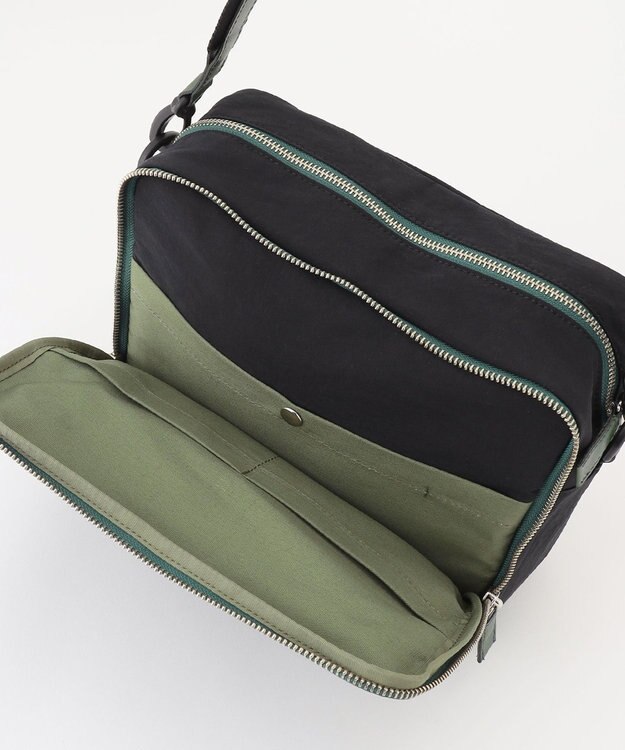 YUSHI Square - SHOULDER ショルダーバッグ【撥水/ナイロン/軽量】 ブラック