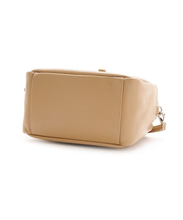 MioFIRANO ボックス本革ハンドバッグ 2WAY　fiLEAT フィリート BEIGE