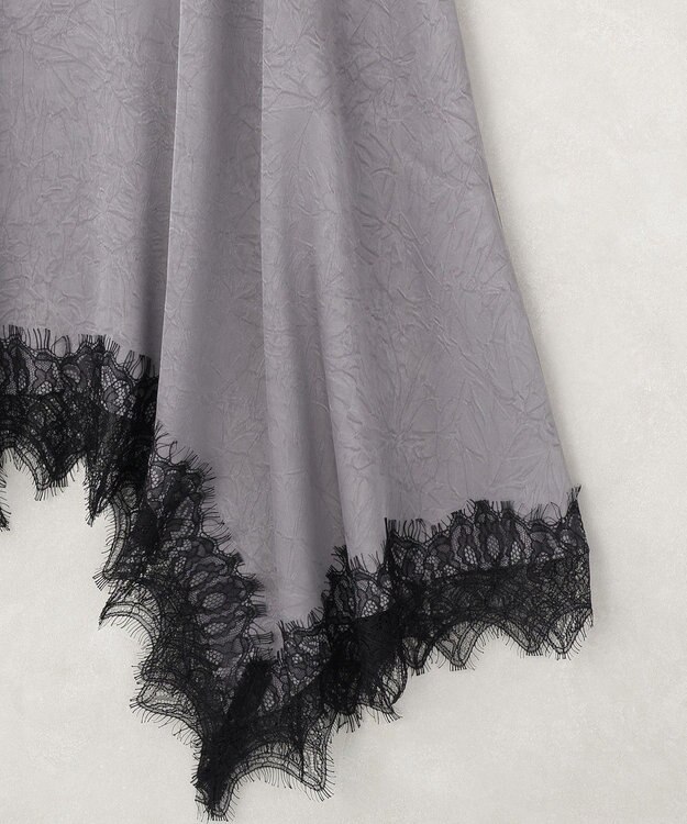earth music&ecology レースキャミワンピース Gray