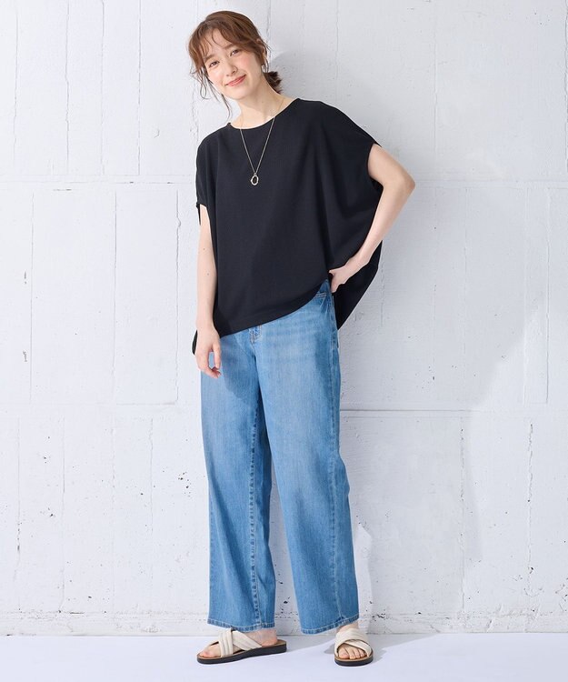 ANY ワッフルプルオーバー ブラック