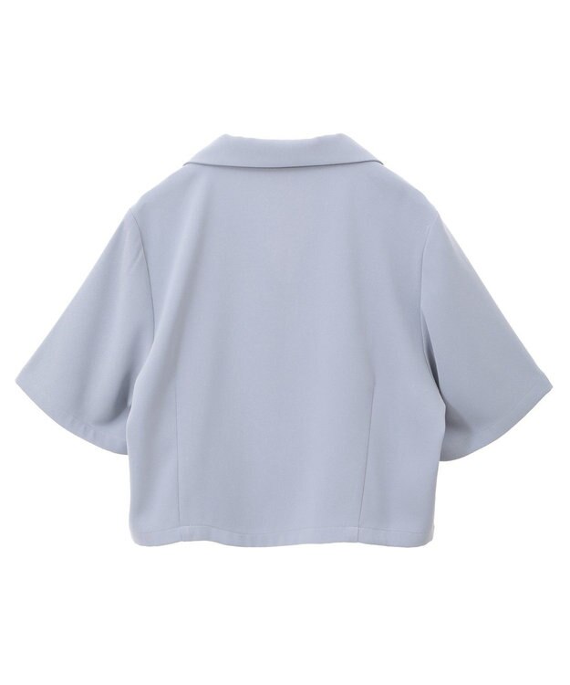 earth music&ecology ショートテーラードジャケット Sax