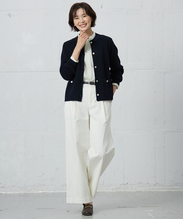 J.PRESS LADIES メッシュベルト ダークブラウン系