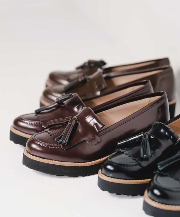 BONTRE/ボントレ】厚底キルトタッセルローファー / BONTRE