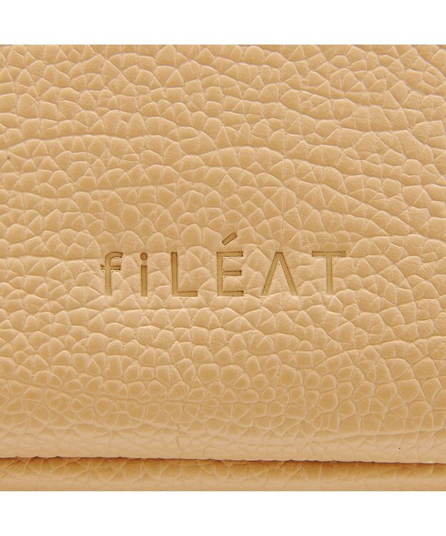 MioFIRANO ボックス本革ハンドバッグ 2WAY　fiLEAT フィリート BEIGE