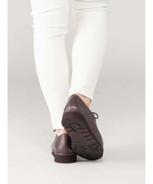 ASICS WALKING ペダラウォーキングシューズ 4E ヒール高2.0cm レッド系