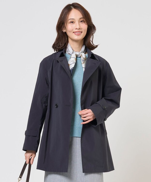 J.PRESS LADIES L Artirosa トレンチ コート ネイビー系
