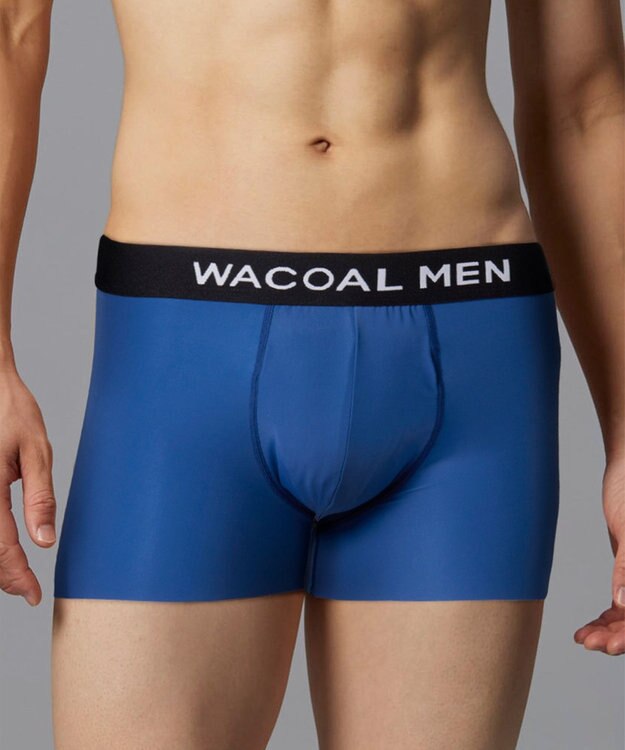WACOAL MEN WACOAL MEN ボクサーパンツ 【気持ちいいパンツ】 動きにフィット ズレにくい フロントの安定性・快適性 前閉じ 下着 メンズ WT3438 /ワコールメン ブルー