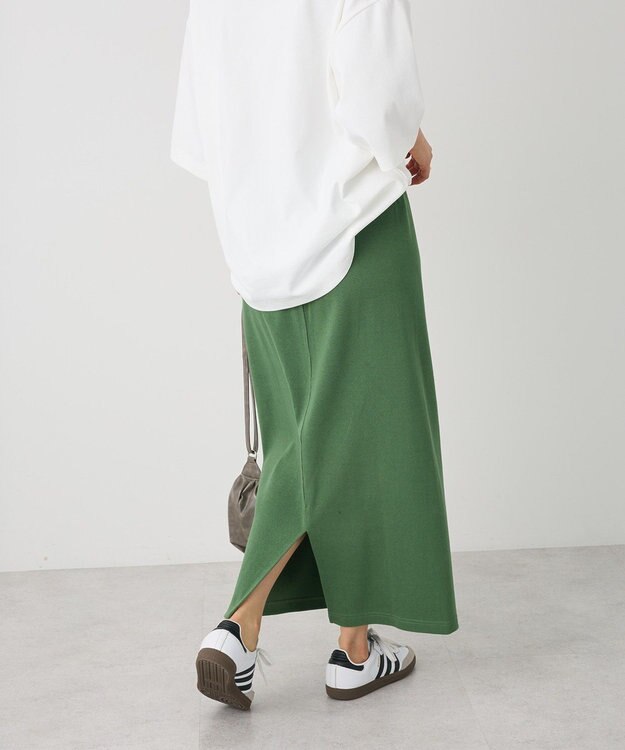 CRAFT STANDARD BOUTIQUE リブロングスカート Green