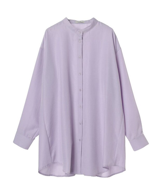 earth music&ecology バックデザインシャツ Lavender