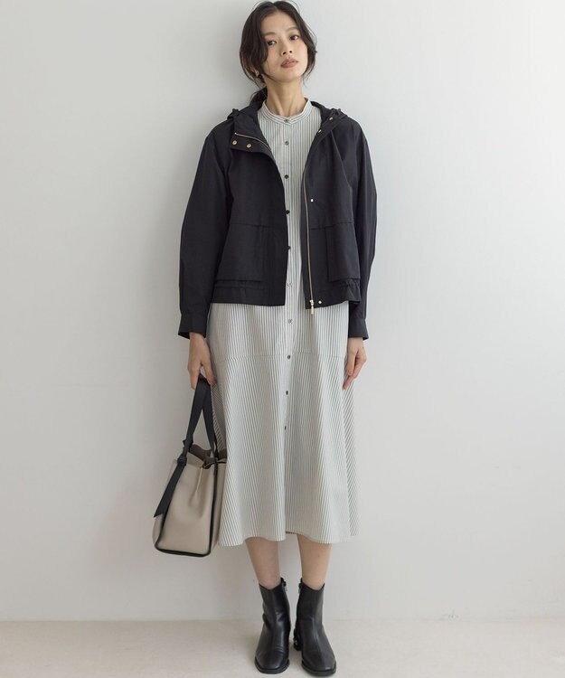 組曲 L コンパクトシャーティング ワンピース アイボリー系1