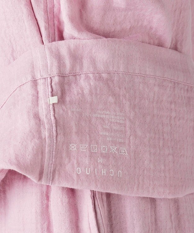 UCHINO マシュマロガーゼシンプルパジャマ ユニセックス ピンク