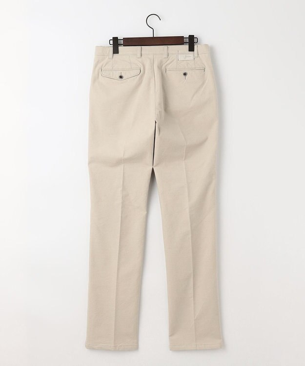 JOSEPH ABBOUD 【キングサイズ・裏起毛/ウエスト伸びる】オーガニックコットン2WAYストレッチカルゼ パンツ ベージュ系