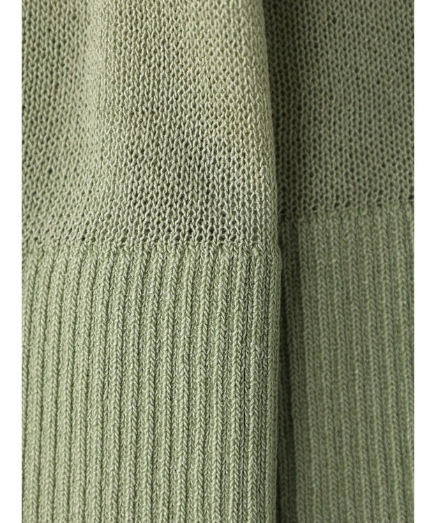 earth music&ecology シアーパワショルニットプルオーバー Mint