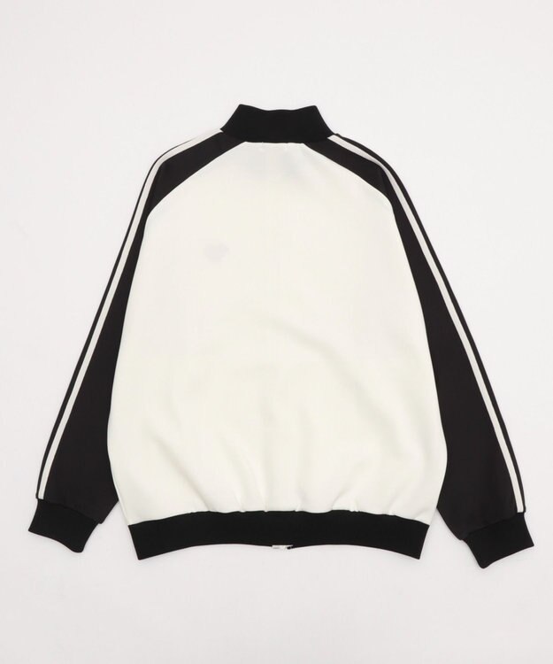 WEGO 【ユニセックスITEM/MLサイズ展開】ラグランライントラックジャケット ブラックその他