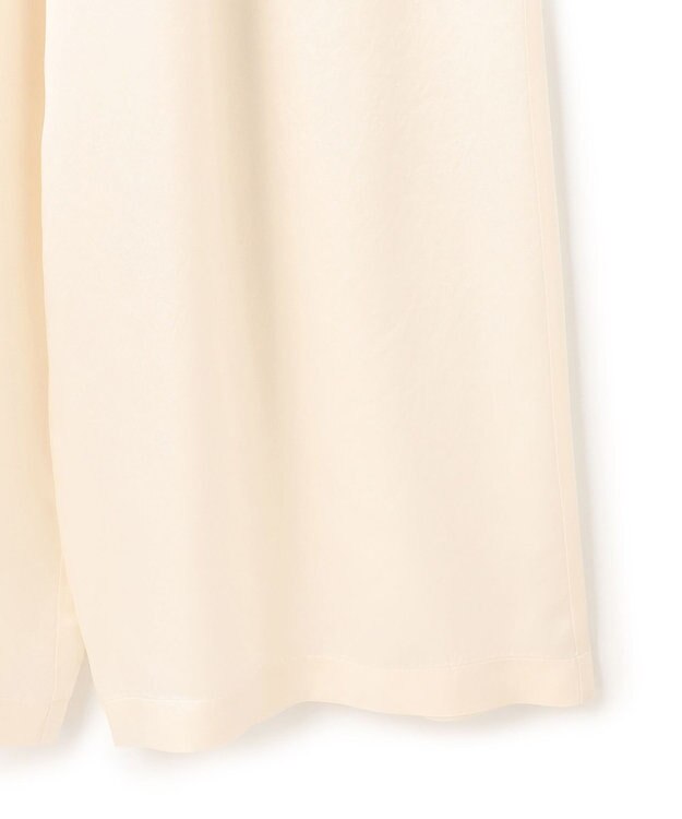 uncrave アセテートヴィンテージサテン ワイドパンツ エクリュ