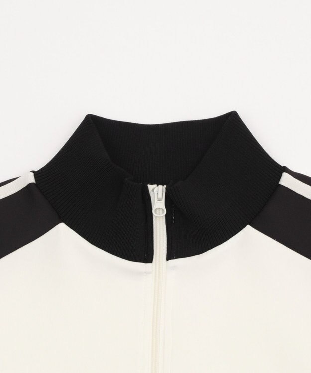 WEGO 【ユニセックスITEM/MLサイズ展開】ラグランライントラックジャケット ブラックその他