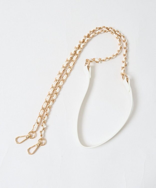 WEGO メタルパーツキルティングバニティショルダー ホワイト