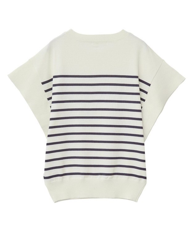 Green Parks 袖フレアフレンチスリーブニットプルオーバー Border