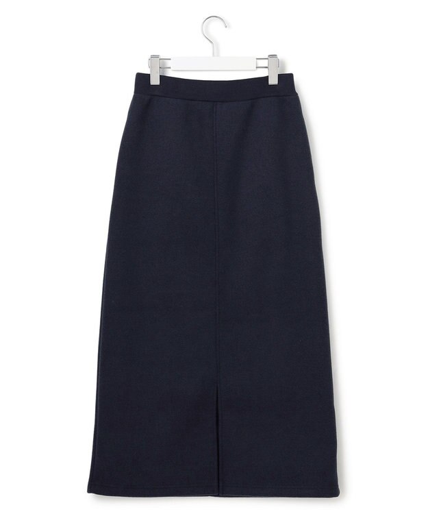 J.PRESS YORK STREET 【WOMEN】NEEDLE JERSEY リラックスタイトスカート ネイビー系