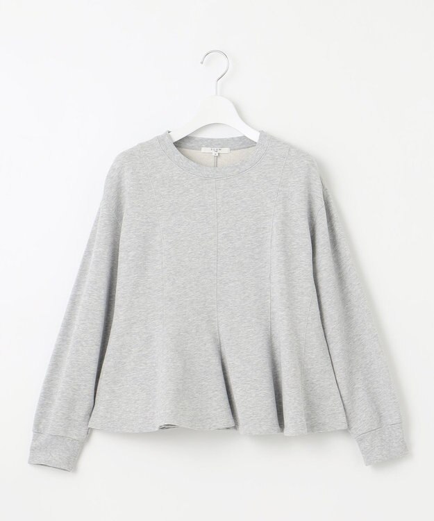 23区 【SLOW/一部店舗限定】好評につき追加生産！ハイゲージテリー スウェット デザイン カットソー ライトグレー系