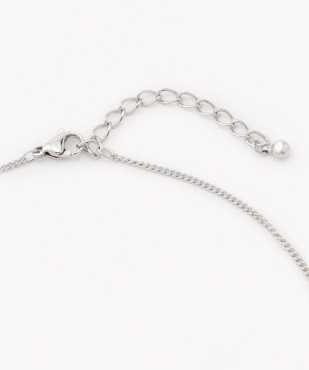J.PRESS LADIES ボールトップ ネックレス シルバー系