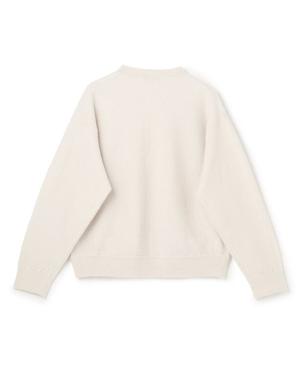 UNFILO ウールミルド ZIPニットブルゾン グレージュ