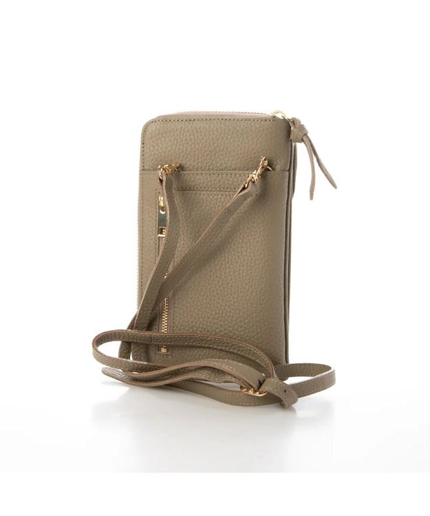 UNBILLION ペルケ perche / 牛革シュリンクタイプモバイルウォレットショルダー　旧8660 オーク