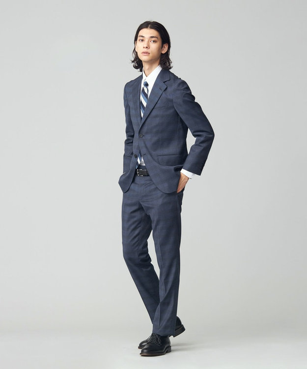 J.PRESS MEN 【J.PRESS MOVING】Albino Torello Viera グレナカートチェック ジャケット ダルブルー系3