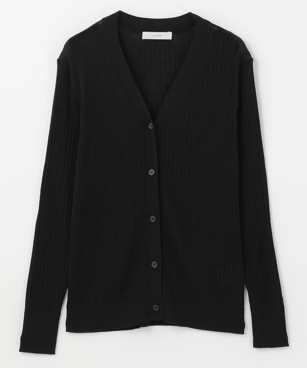 ANY 【UVケア】ミドルレングス カーディガン ブラック