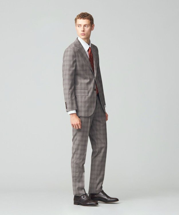 J.PRESS MEN 【J.PRESS MOVING】Albino Torello Viera グレナカートチェック ジャケット ブラウン系3