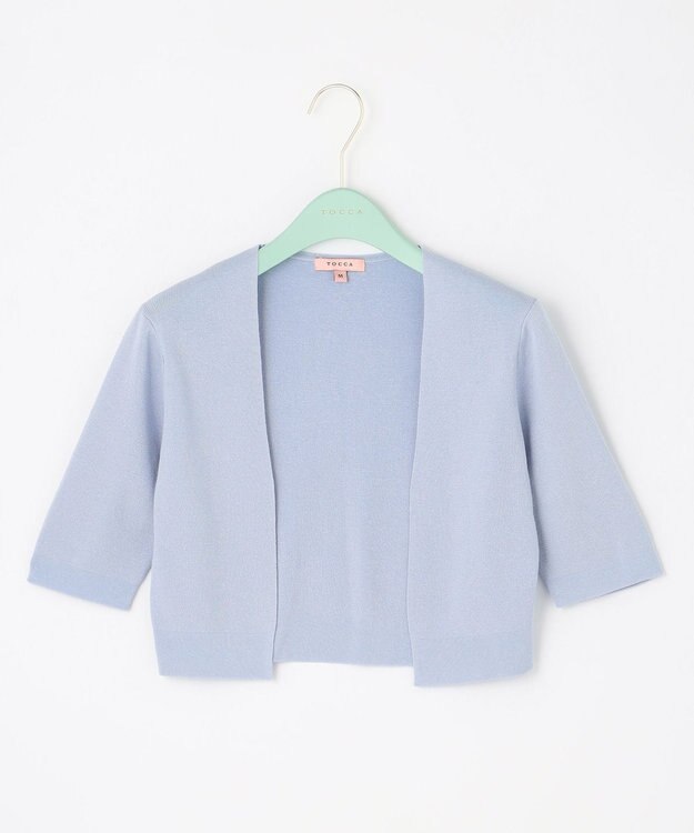 TOCCA 【洗える！&UV CUT】TREFOIL ボレロ スカイブルー系