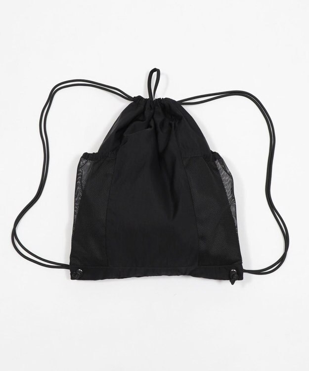 WEGO サイドメッシュポケットナップサック ブラック