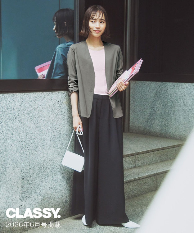 ICB 【CLASSY.掲載・30th ANNIVERSARY】 NEO Unleash ノーカラージャケット スティールカーキ