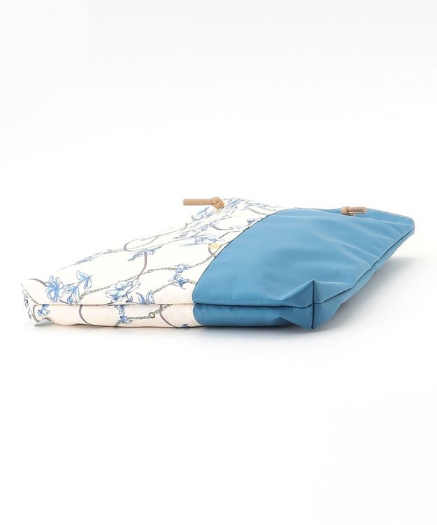 ANY SIS ミックススカーフ柄トート バッグ アイボリーベース