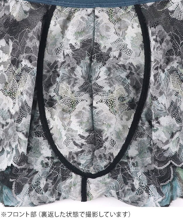 WACOAL MEN WACOAL MEN ボクサーパンツ 【レースボクサー】 フロント快適グラマラス 通気性 前閉じ 下着 メンズ WT3827 /ワコールメン ブラック