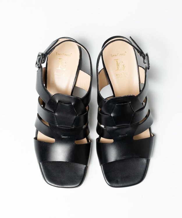 BONTRE 【LucaGrossi/ルカグロッシ】グルカ風ベルトサンダル ブラック