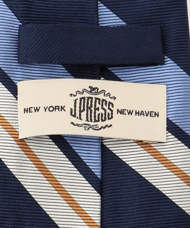 J.PRESS MEN 【JAPANESE TWILL&REPPE STRIPE COLLECTION】レジメンタルネクタイ ネイビー系1