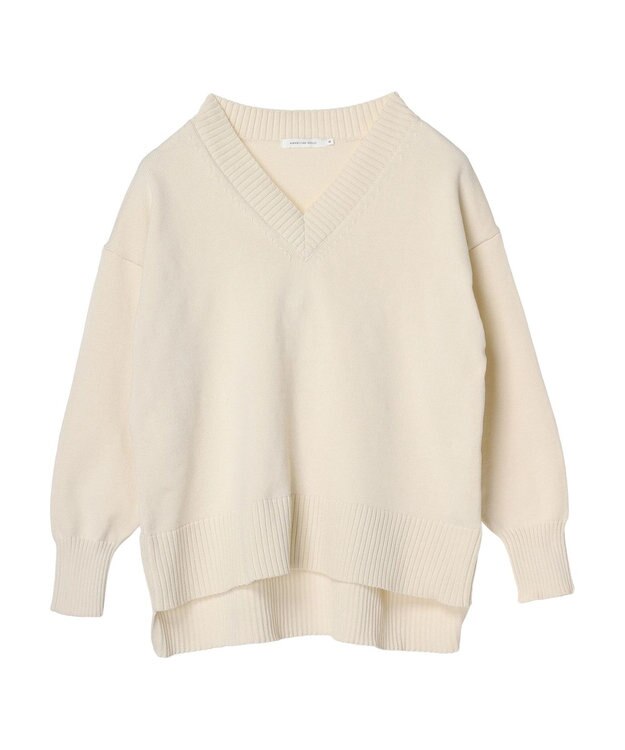 AMERICAN HOLIC エコカルットＶネックプルオーバー Ivory