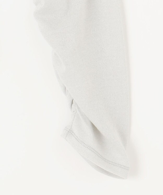 組曲 シャイニーシアータートル カットソー シルバー系