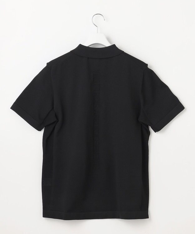 23区GOLF 【MEN】通気性抜群でムレにくい ニットポロシャツ ブラック系