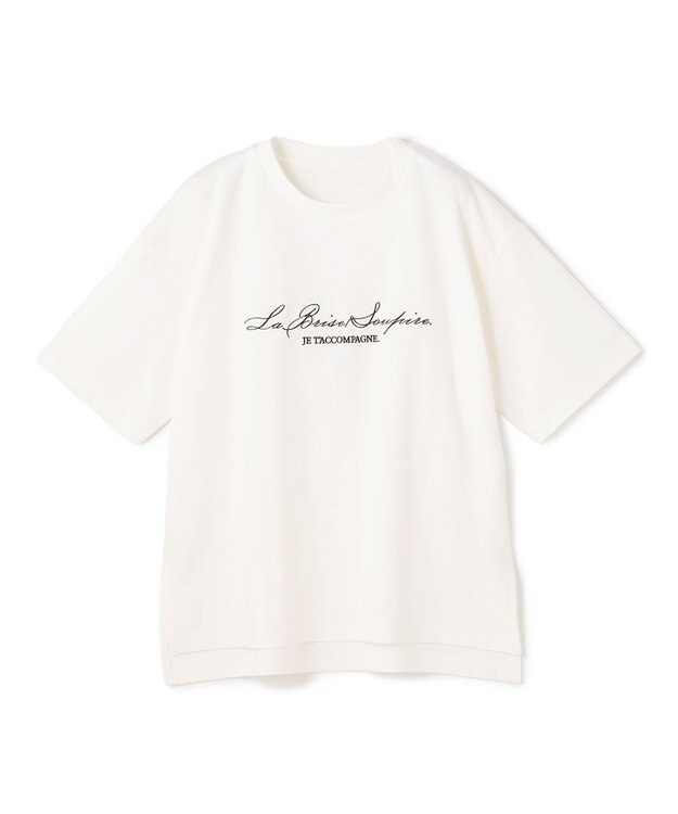 UNFILO 【VERY掲載】BEAUTY FORM-T cotton ロゴ ハーフスリーブ Tシャツ オフ