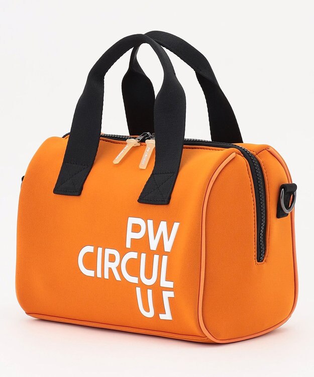 PW CIRCULUS 【UNISEX】PW ロゴ ボストンカートバッグ ゴルフ オレンジ系